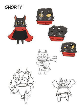 Shorty - Cute Protagonist Concept Design